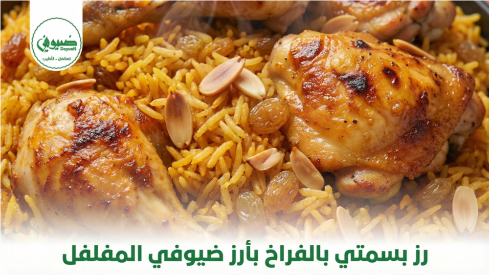 رز بسمتي بالفراخ بأرز ضيوفي المفلفل