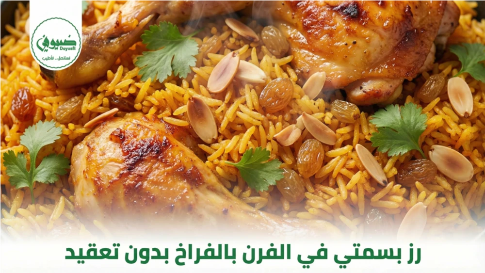 رز بسمتي في الفرن بالفراخ بدون تعقيد