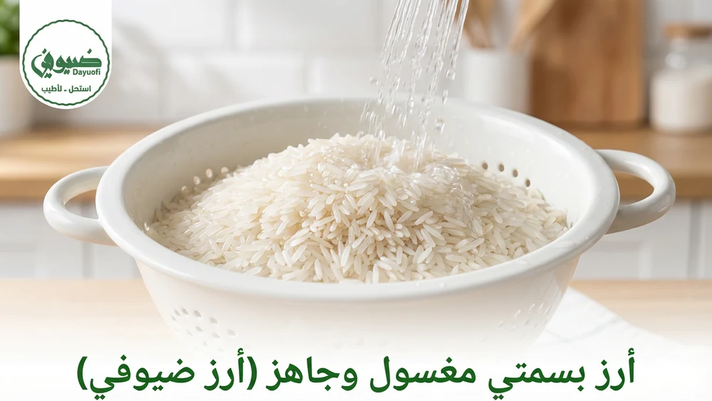 أرز بسمتي مغسول وجاهز (أرز ضيوفي)