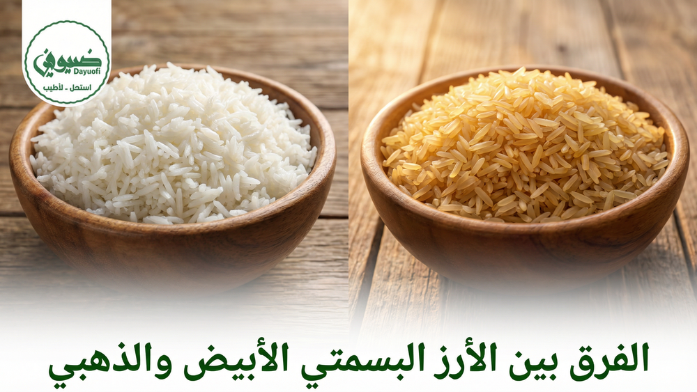 الفرق بين الأرز البسمتي الأبيض والذهبي