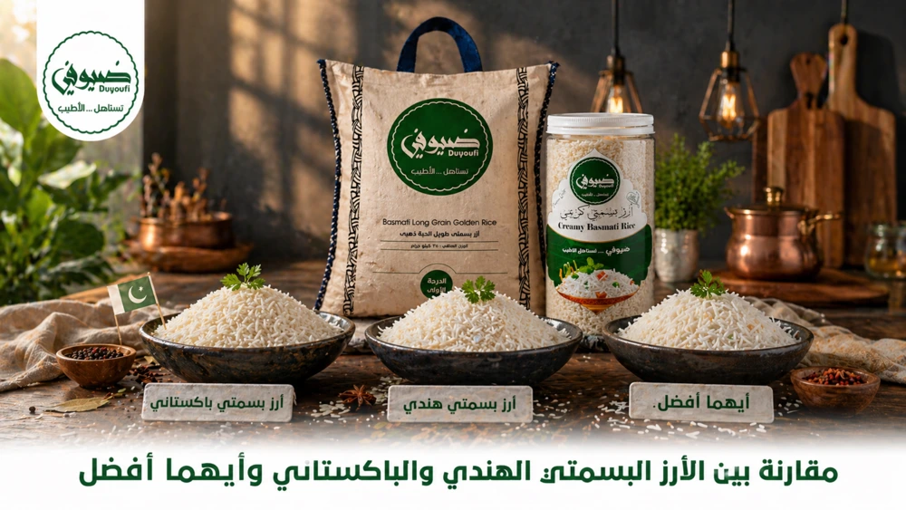 مقارنة بين الأرز البسمتي الهندي والباكستاني وأيهما أفضل