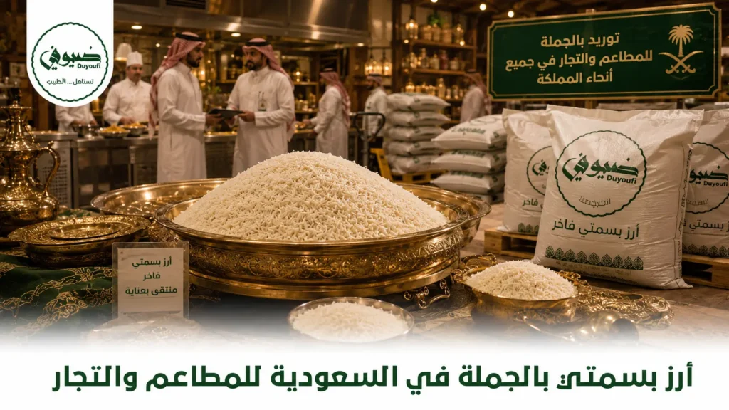 أرز بسمتي بالجملة في السعودية للمطاعم والتجار