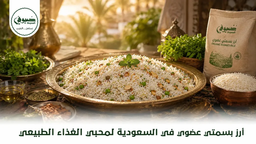 أرز بسمتي عضوي في السعودية لمحبي الغذاء الطبيعي