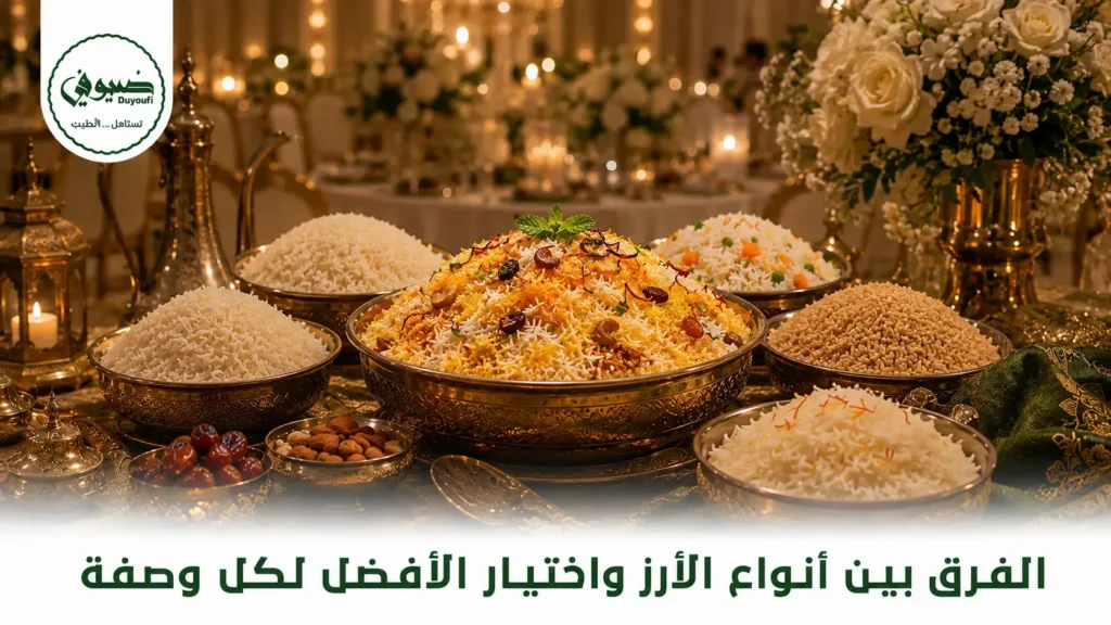 الفرق بين أنواع الأرز واختيار الأفضل لكل وصفة