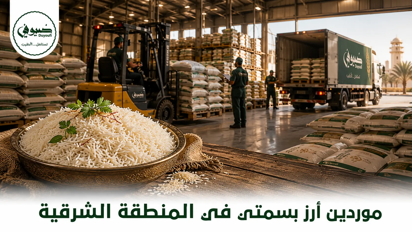 موردين أرز بسمتي في المنطقة الشرقية