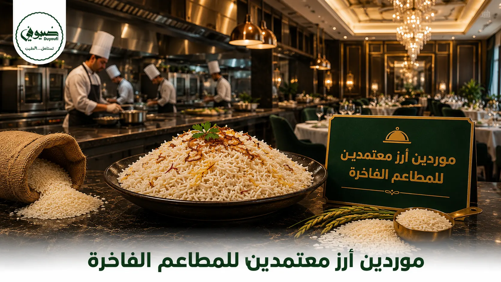 موردين أرز معتمدين للمطاعم الفاخرة