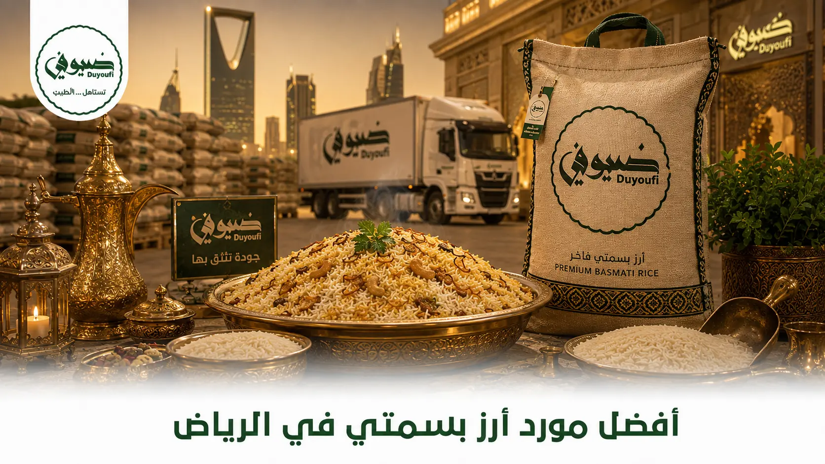 أفضل مورد أرز بسمتي في الرياض