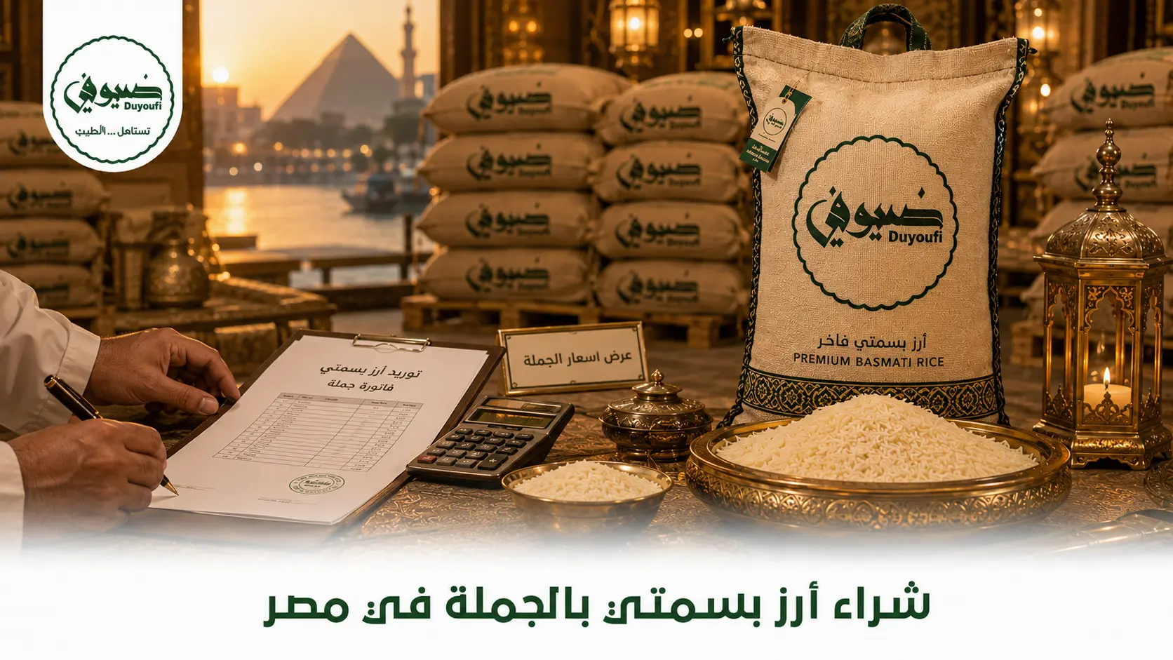 شراء أرز بسمتي بالجملة في مصر