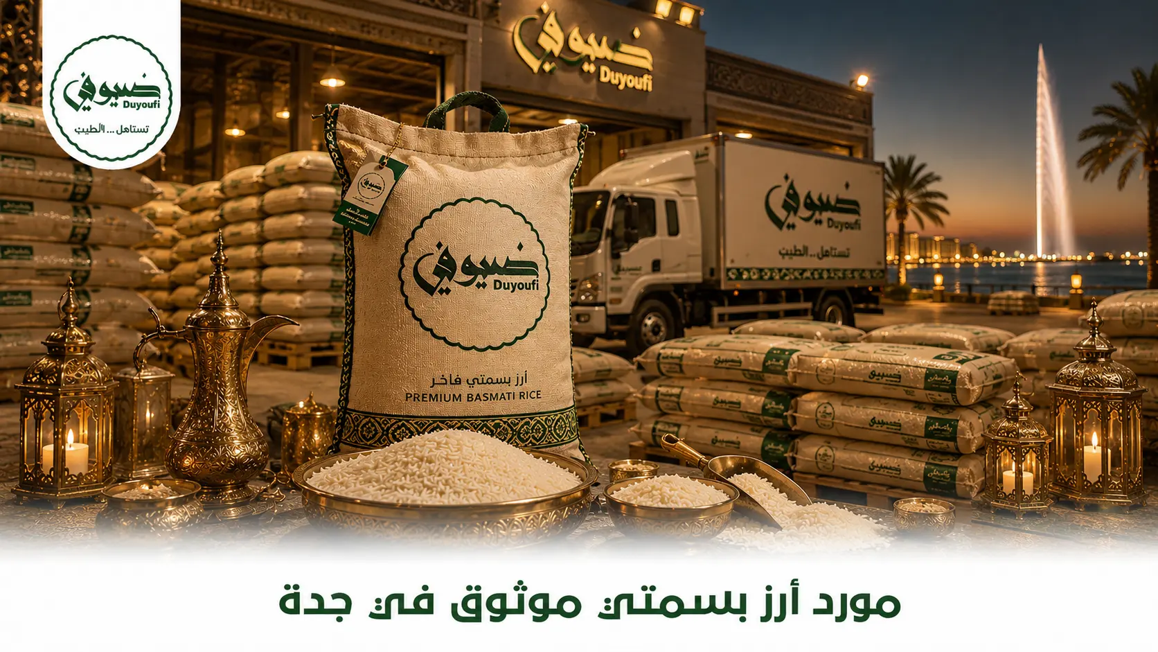 مورد أرز بسمتي موثوق في جدة
