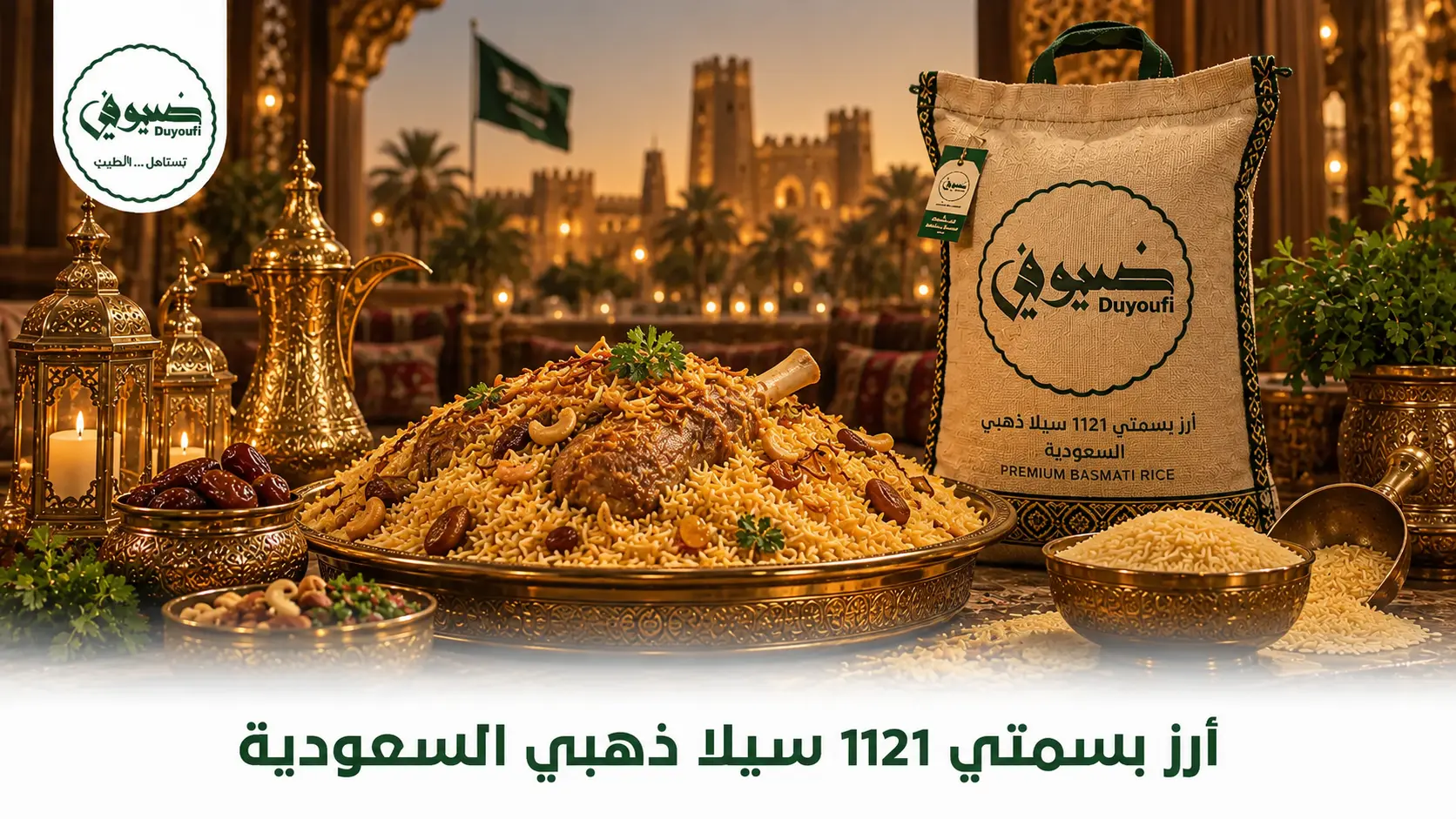 أرز بسمتي 1121 سيلا ذهبي السعودية