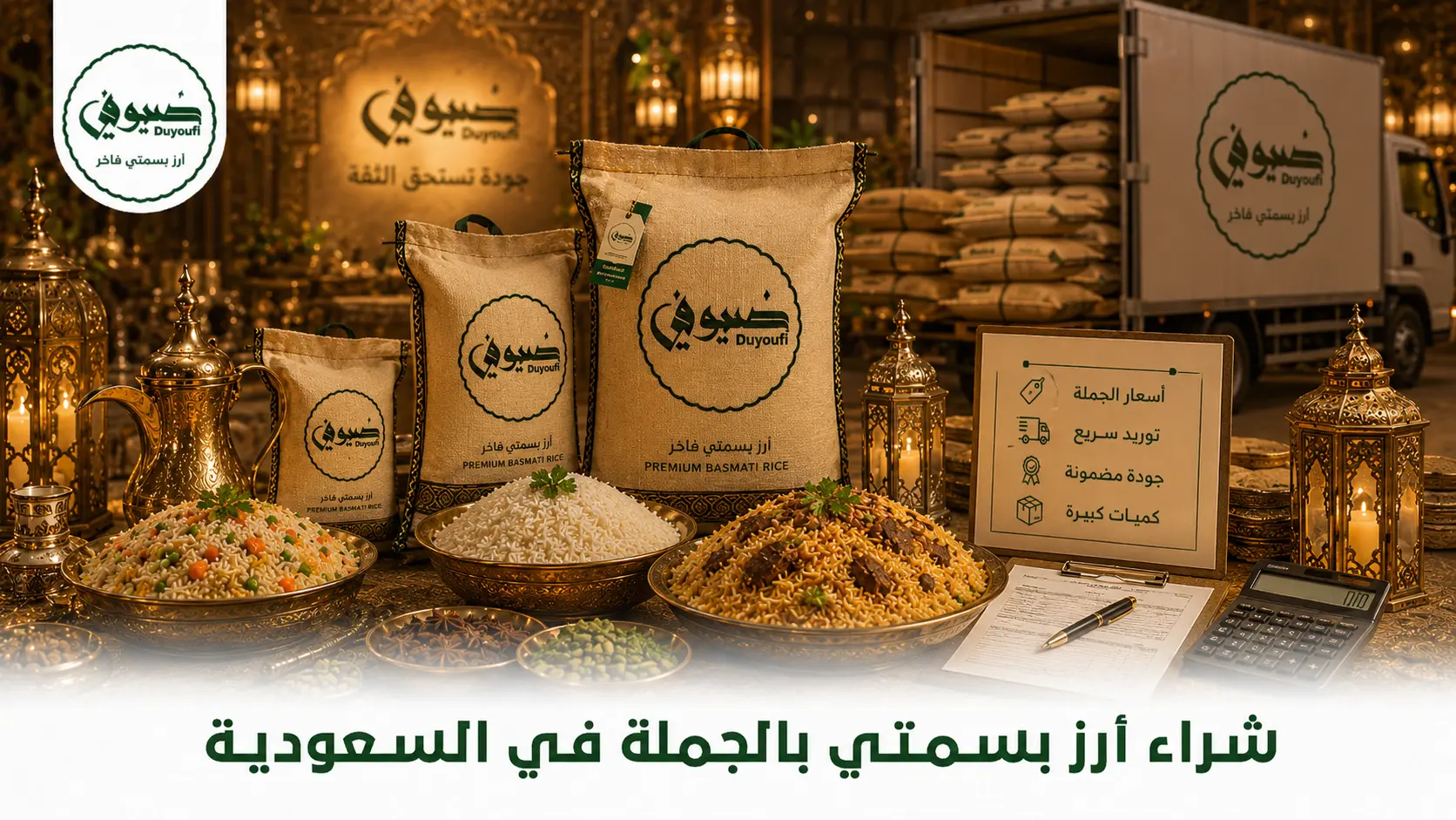 شراء أرز بسمتي بالجملة في السعودية