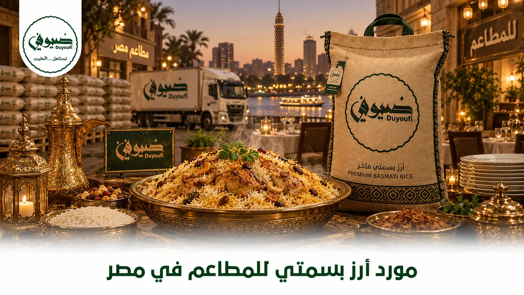 مورد أرز بسمتي للمطاعم في مصر