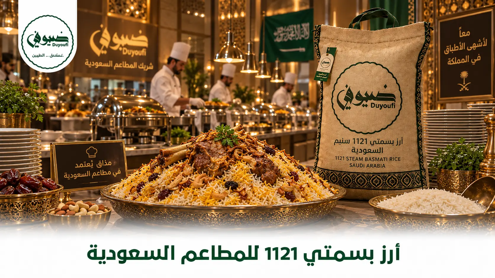 أرز بسمتي 1121 للمطاعم السعودية