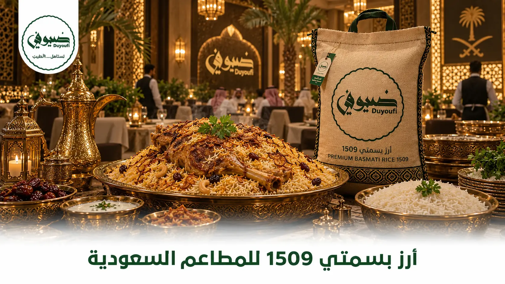 أرز بسمتي 1509 للمطاعم السعودية