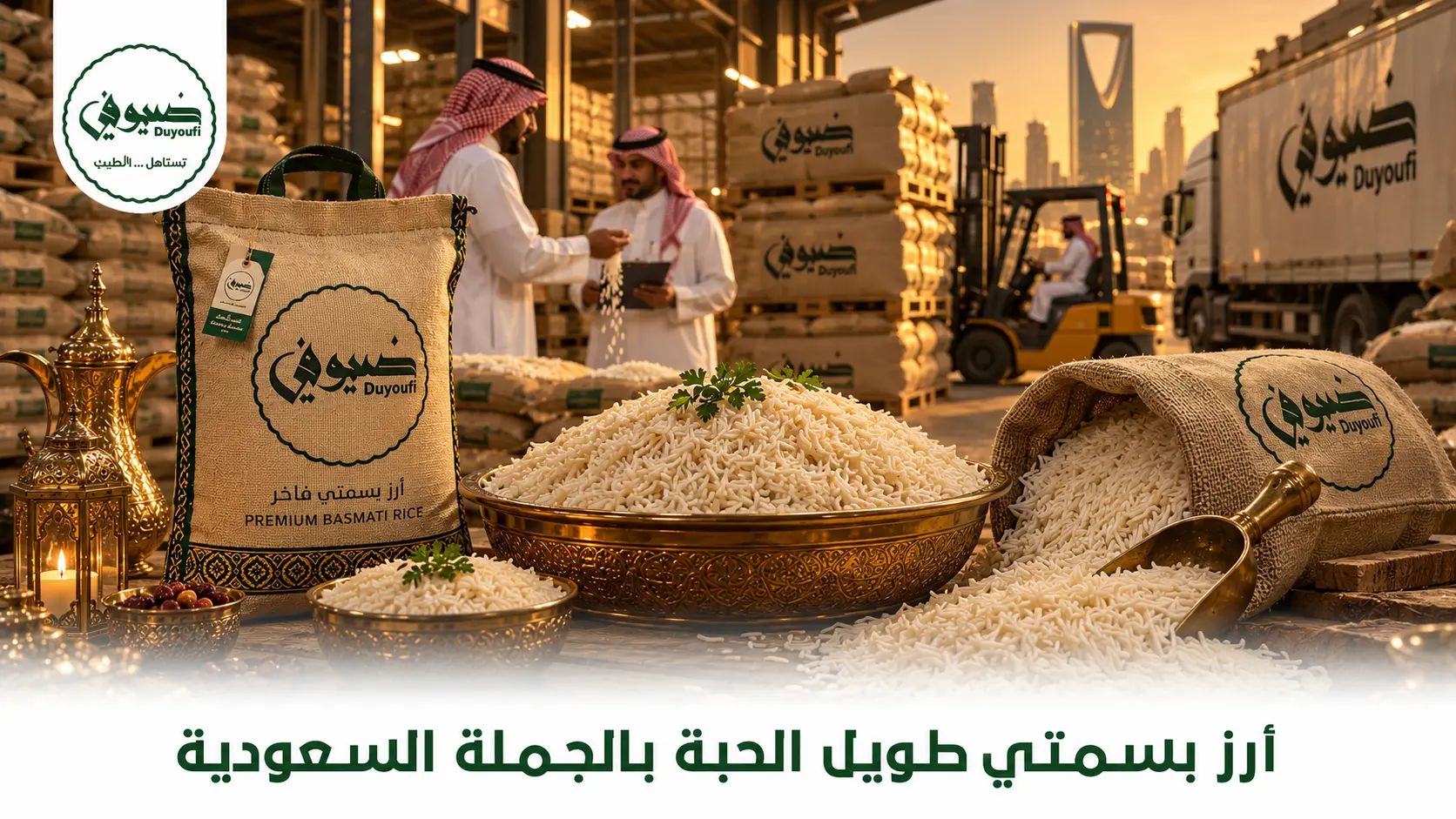 أرز بسمتي طويل الحبة بالجملة السعودية
