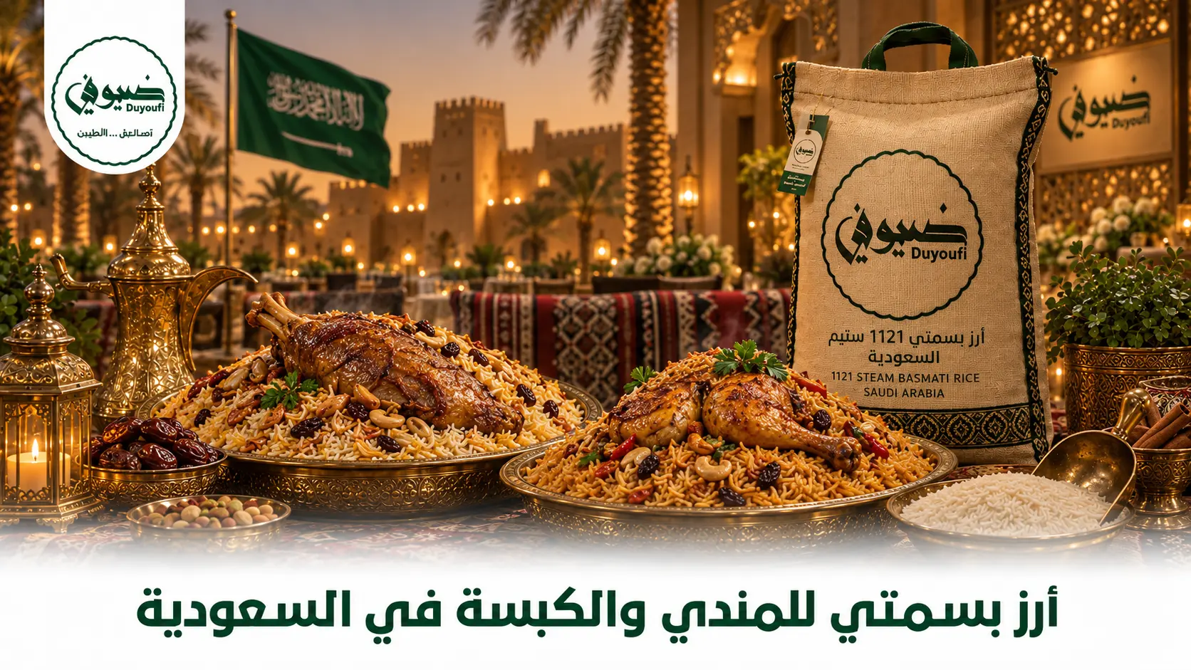 أرز بسمتي للمندي والكبسة في السعودية