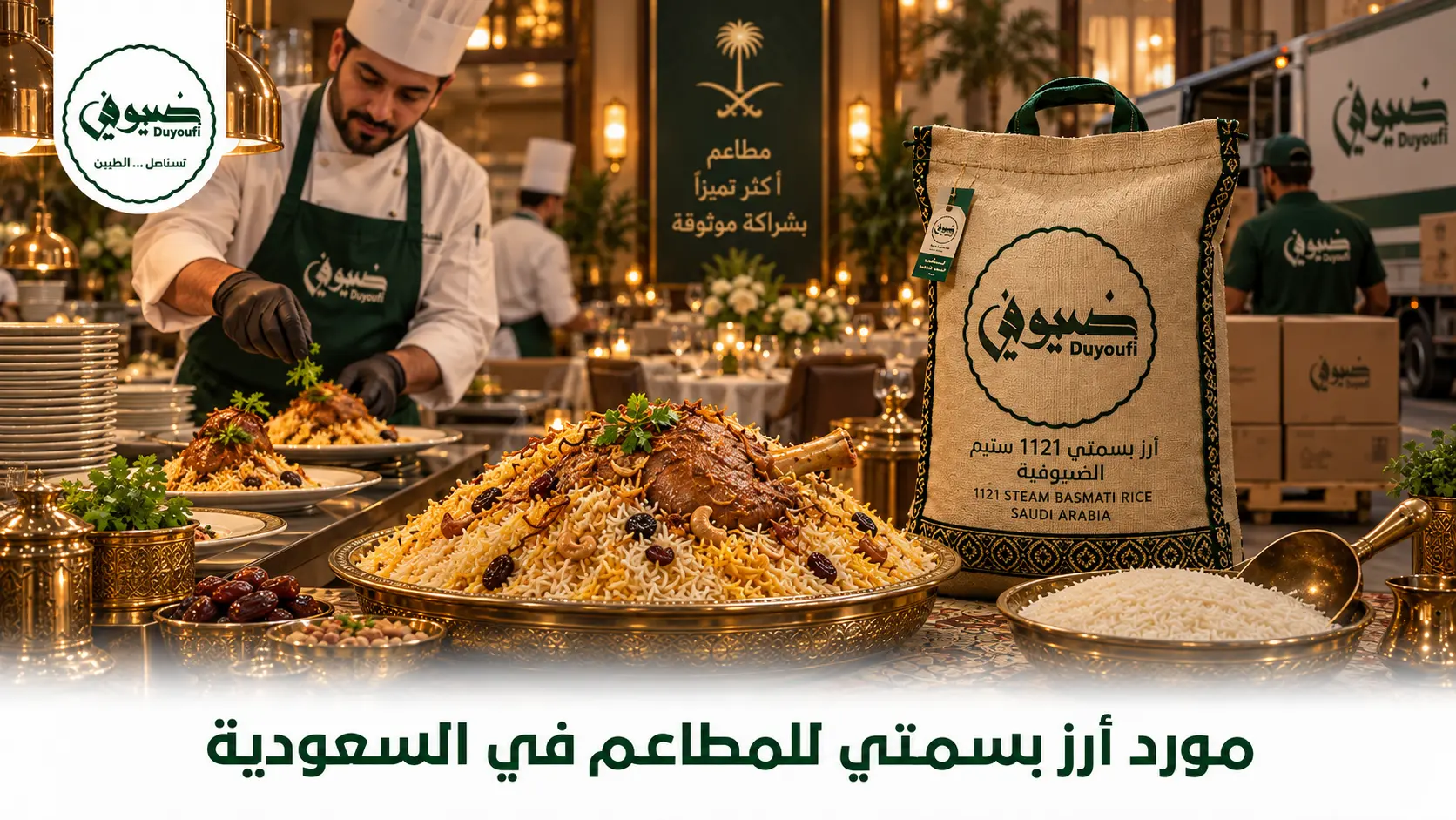 مورد أرز بسمتي للمطاعم في السعودية